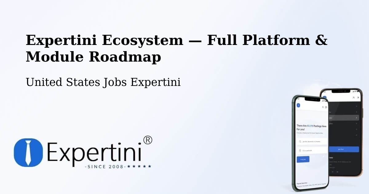 Expertini Ecosystem — Full Platform & Module Roadmap – Putnam